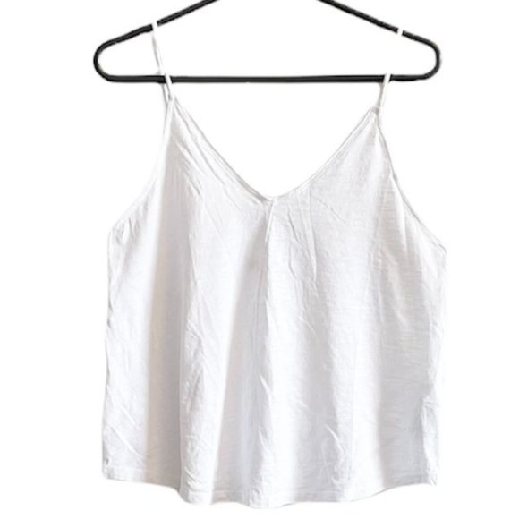 Zara Tops - Zara White V Neck Tank Size Large